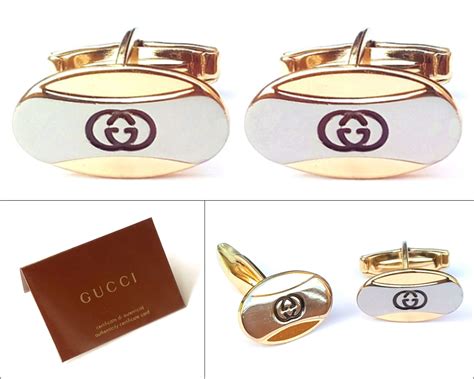 cufflink gucci|which luxury brands make cufflinks.